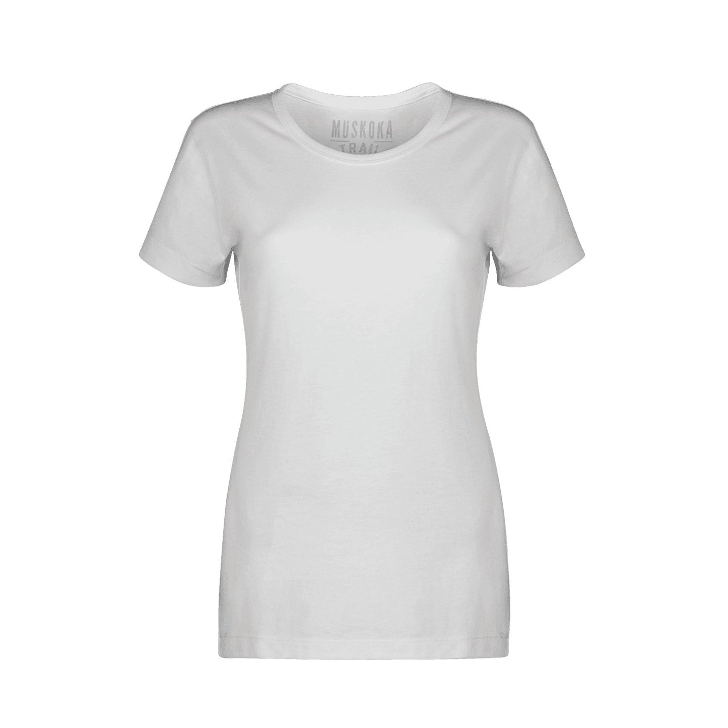 S05918 - Liberty - Ladies Poly/Cotton Crewneck T-Shirt White 50% Cotton 50% Recycled Polyester 5918 __label:NEW COLORS eco-friendly Ladies liberty Muskoka Trail sustainable Women