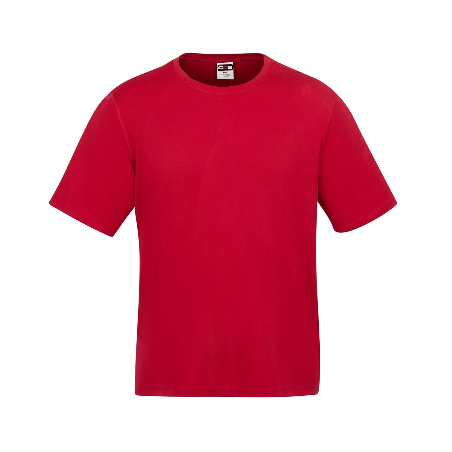 S05935 - OVERSIZES - Coast - Adult Performance Crewneck T-Shirt Red 100% Polyester Carbon Peached 5935 __label:NEW COLORS adult CX2 dry fit dryfit mens s350 soccer team tt11