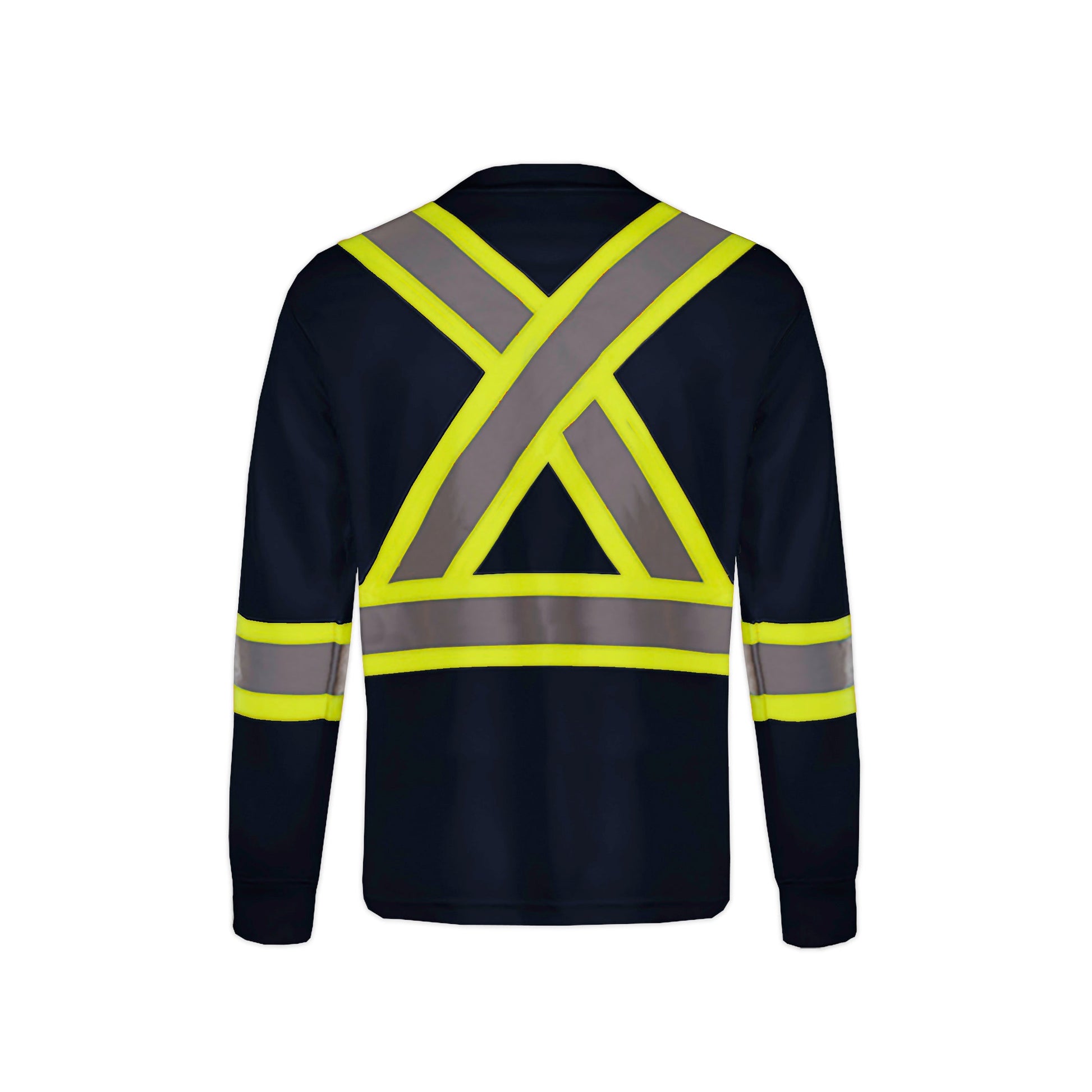 S05948 - Beacon - Long Sleeve Hi-Vis T-Shirt 5948 __label: Sept'24 __label:Coming SOON hi-vis hi-vis tee Long sleeve safety s05948 safety t-shirt