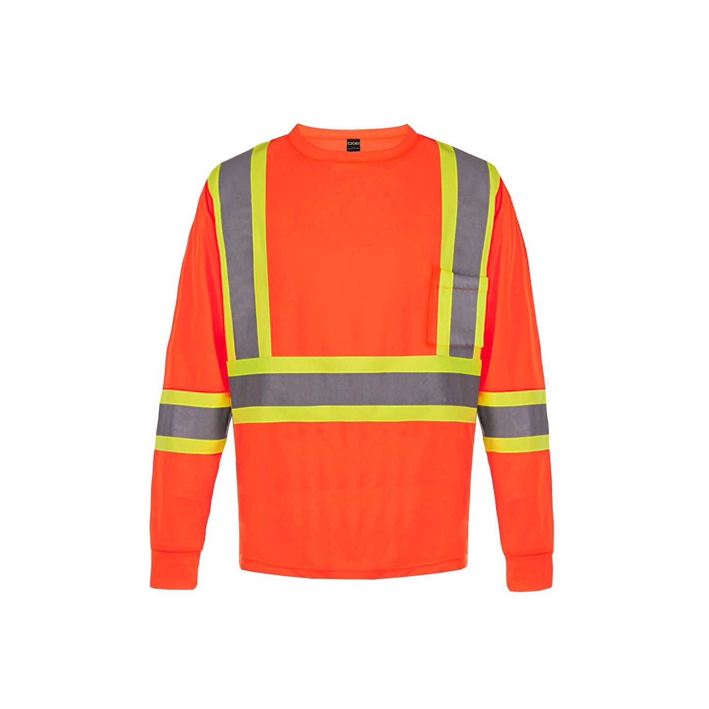 S05948 - Beacon - Long Sleeve Hi-Vis T-Shirt Hi-Vis Orange 5948 __label: Sept'24 __label:Coming SOON hi-vis hi-vis tee Long sleeve safety s05948 safety t-shirt