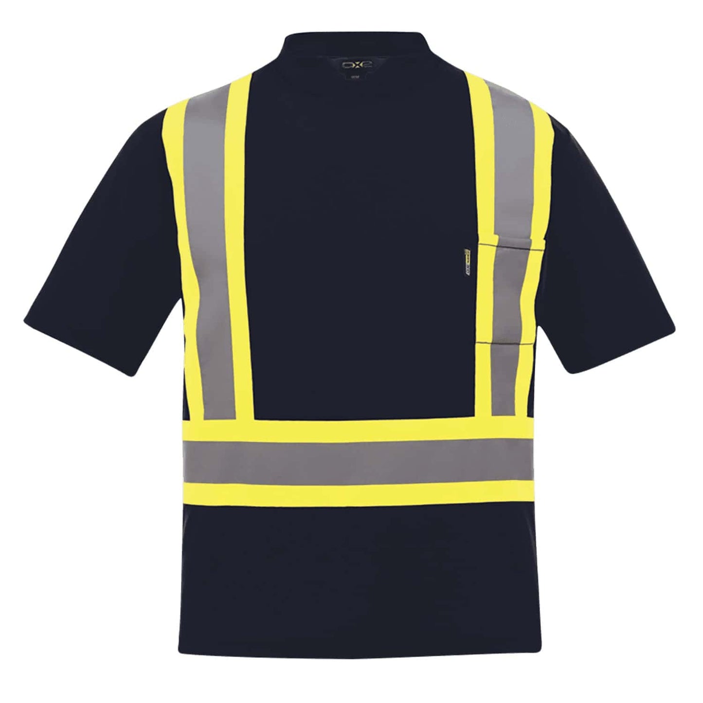 S05960 - Watchman - Adult Hi-Vis T-Shirt Navy 100% Polyester Mesh 5960 adult CX2 Hi-Vis mens