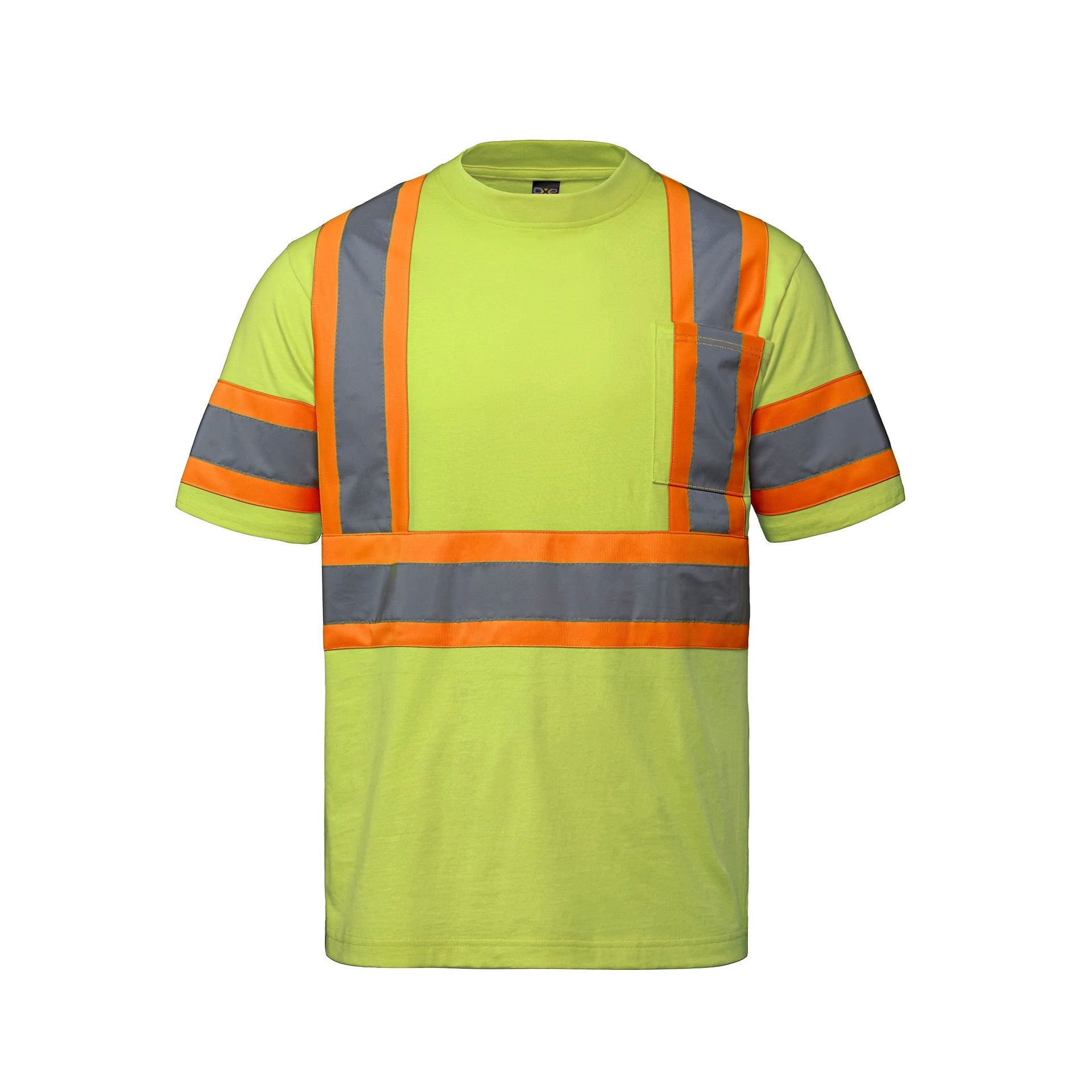 S05990 - Optimum - Cotton Hi-Vis T-Shirt Yellow 05990 5990 __label:IN-STOCK CX2 Hi-Vis hi-vis
