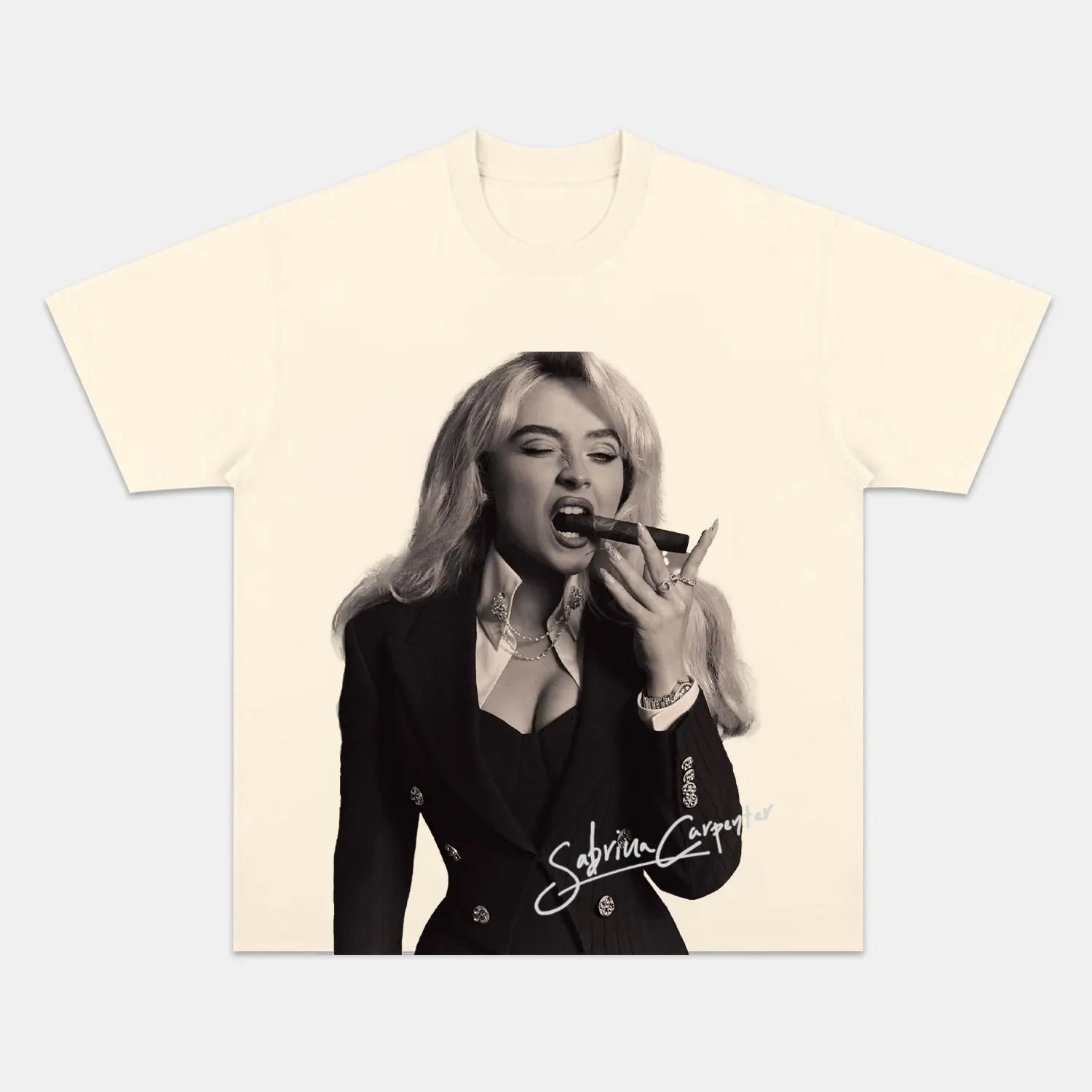 Sabrina Carpenter: Music Icon Tee V12 IVORY TEE MUSIC POP sabrinacarpenter