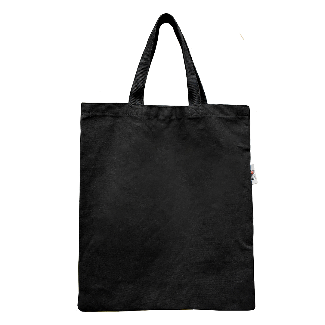 B3760 - Durable Canadian-Made Basic Cotton Tote Bag with Strong Handles Black Canadian made tote bag cotton shopping tote cotton tote bag Created by Product Upload durable grocery bag eco-friendly tote Canada reusable cotton bag strong handle tote tote bags