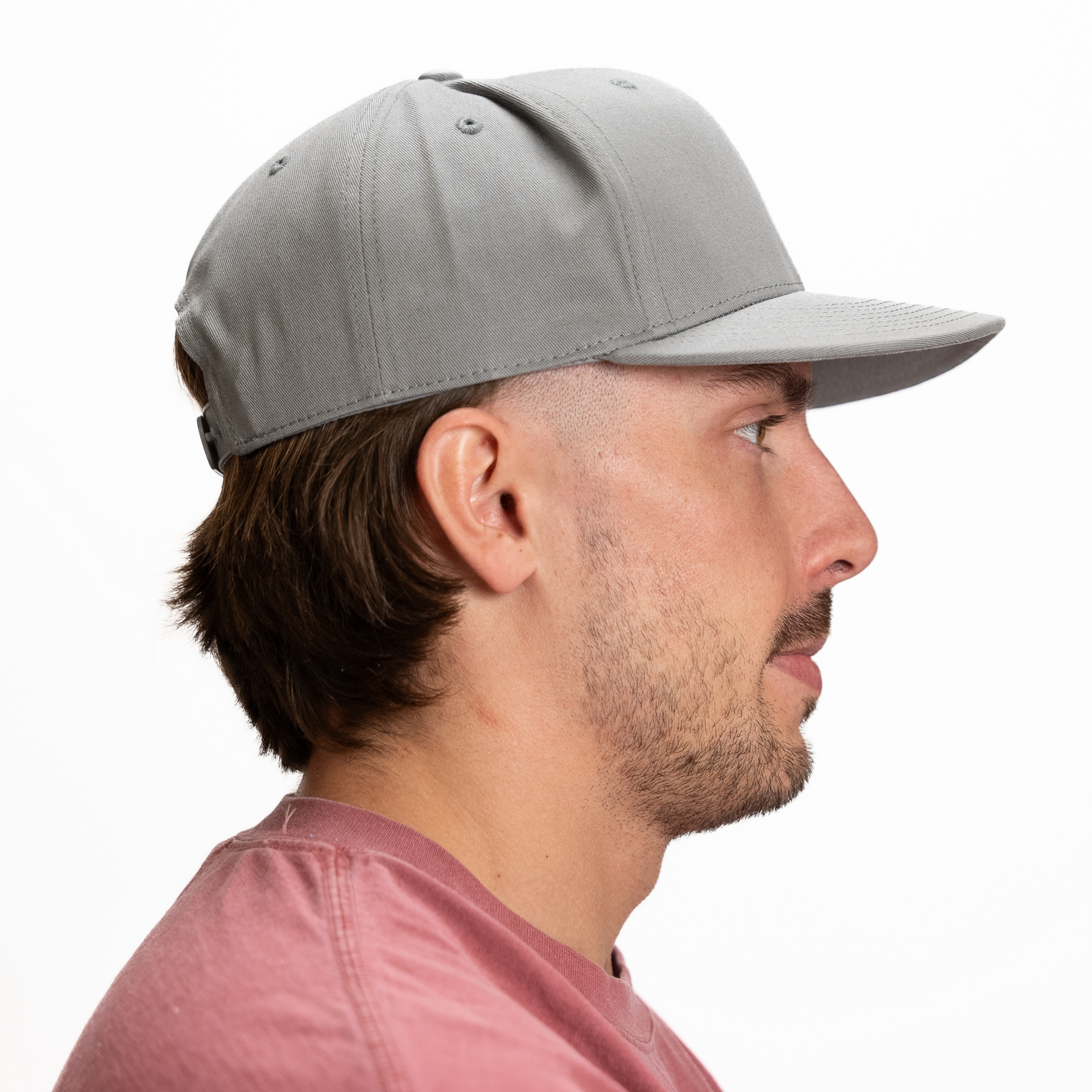GNV-019 - 6 Panels Round Flat Bill Snapback 6 PANELS COTTON FLAT HIGH PROFILE nissi caps SNAPBACK STRUCTURED UNISEX
