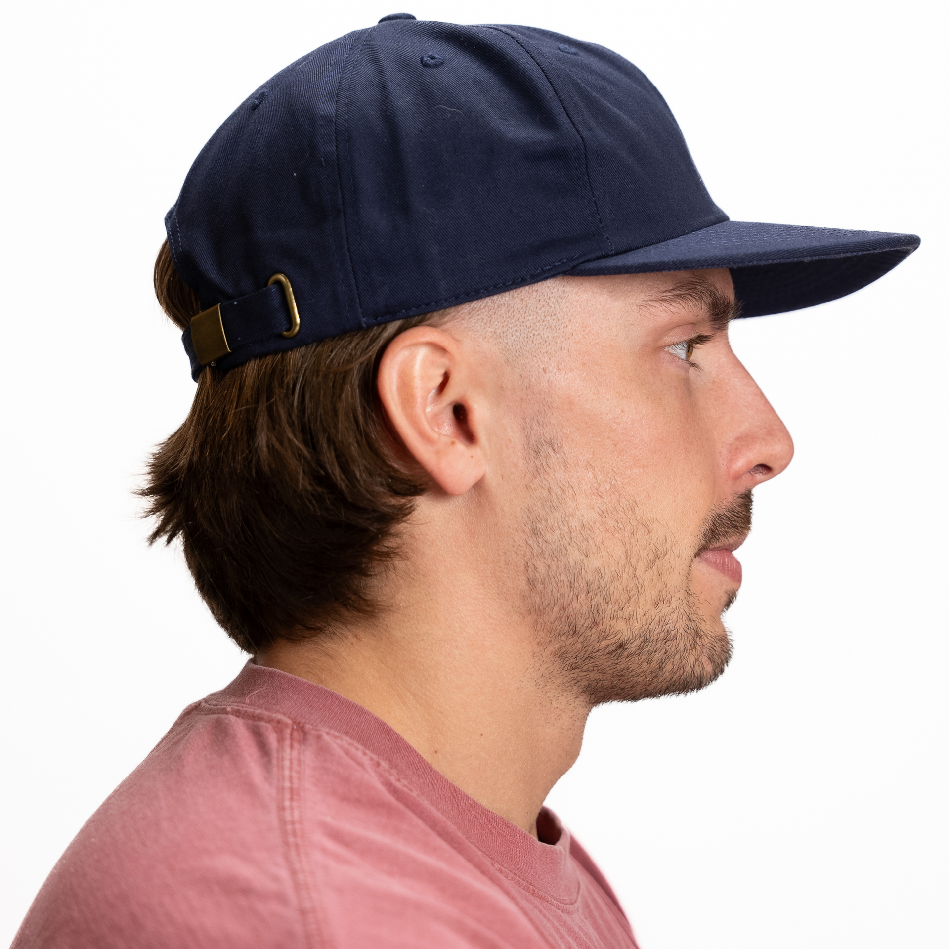 GNV-1004SB - 6 Panels Low Profile Flat Bill 6 PANELS 6 PANELS - UNSTRUCTURED ADJUSTABLE BUCKLE BUCKLE STRAP COTTON FLAT FLAT BILL low profile nissi caps UNISEX UNSTRUCTURED