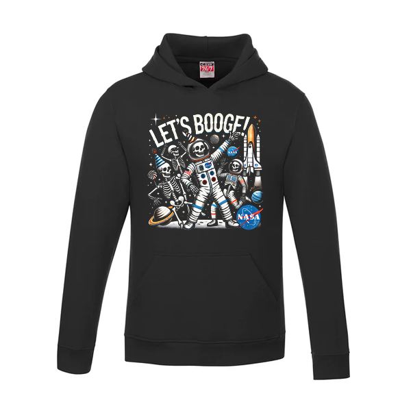 Space Skeletons "Let’s Boogie" Halloween Hoodie