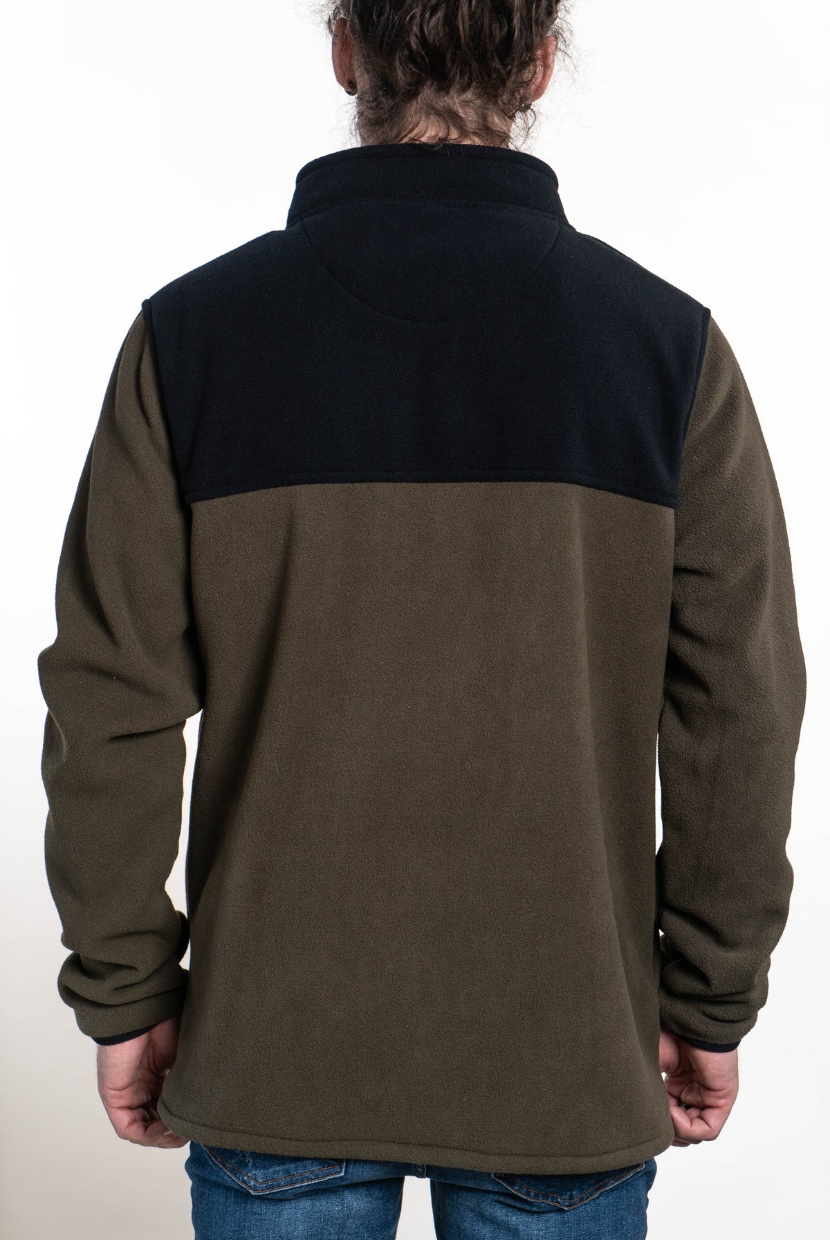 SEVEN TIDES STFLZ04, - Recon Mock Neck Polar Fleece Jacket, Olive