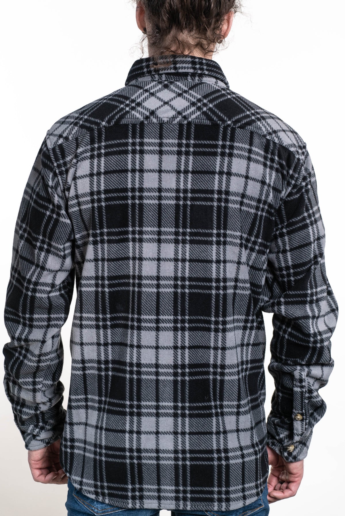 SEVEN TIDES STLSF44, - Ridgeline Polar Fleece Flannel, Black