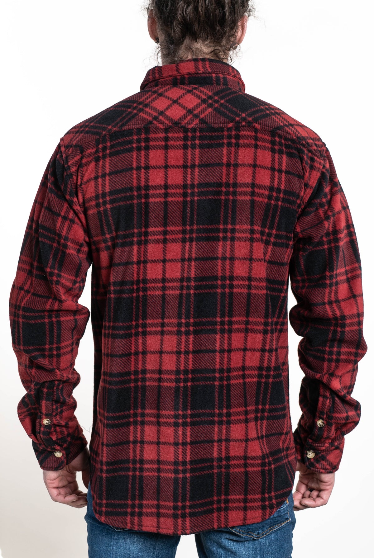 SEVEN TIDES STLSF44, - Ridgeline Polar Fleece Flannel, Red