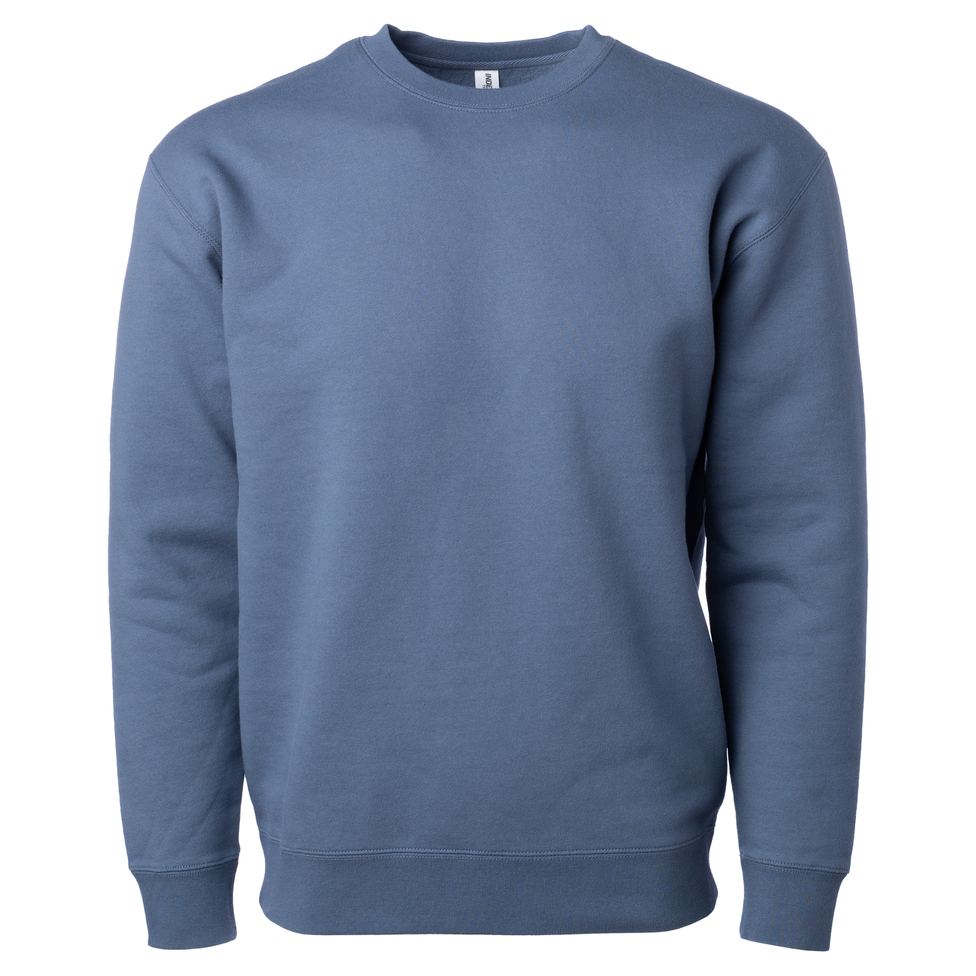 IND3000 - Men's Heavyweight Crew Neck Storm Blue BASIC FLEECE COTTON / POLYESTER CREWS Heavyweight IND3000 INDEPENDENT MEN REGULAR tearaway