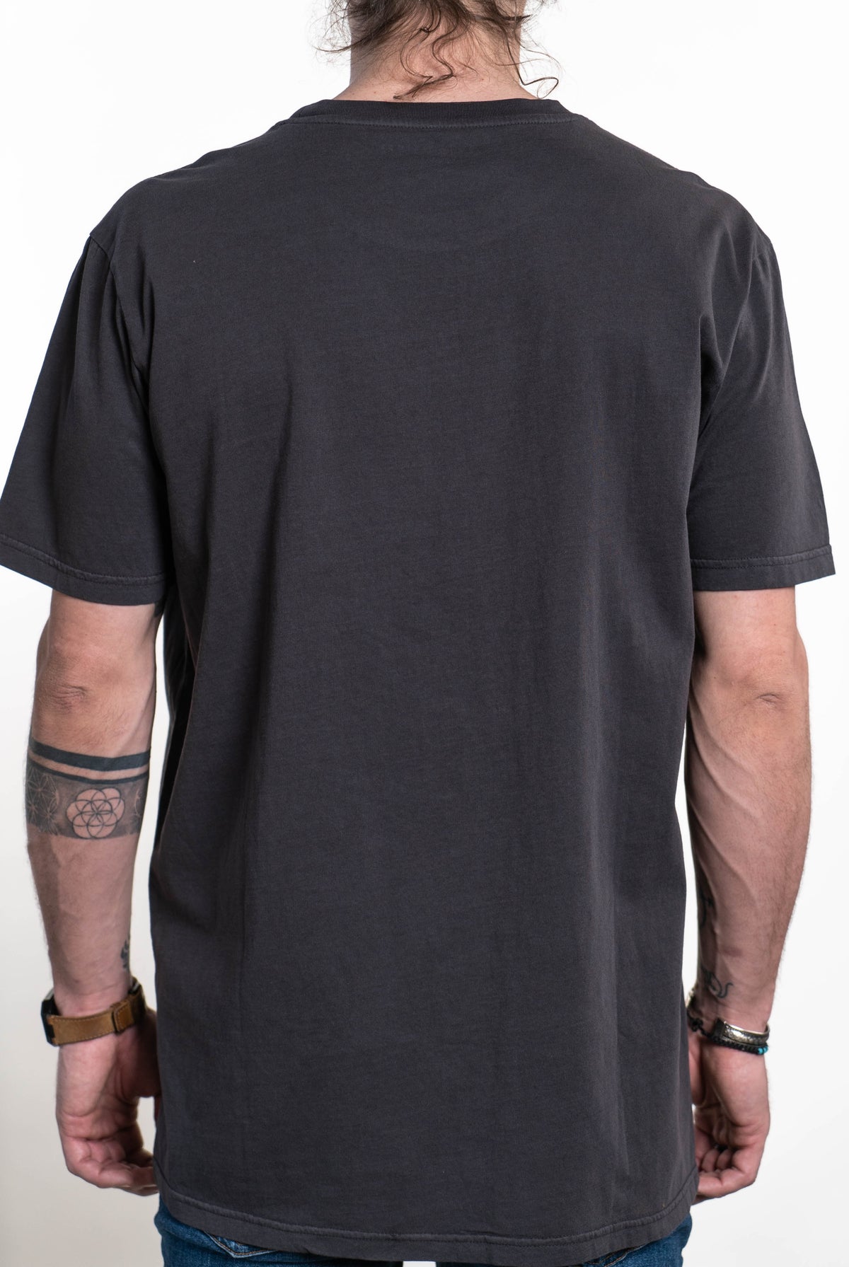 SEVEN TIDES STSSC14, - Pigment Dyed Pocket Tee, Black