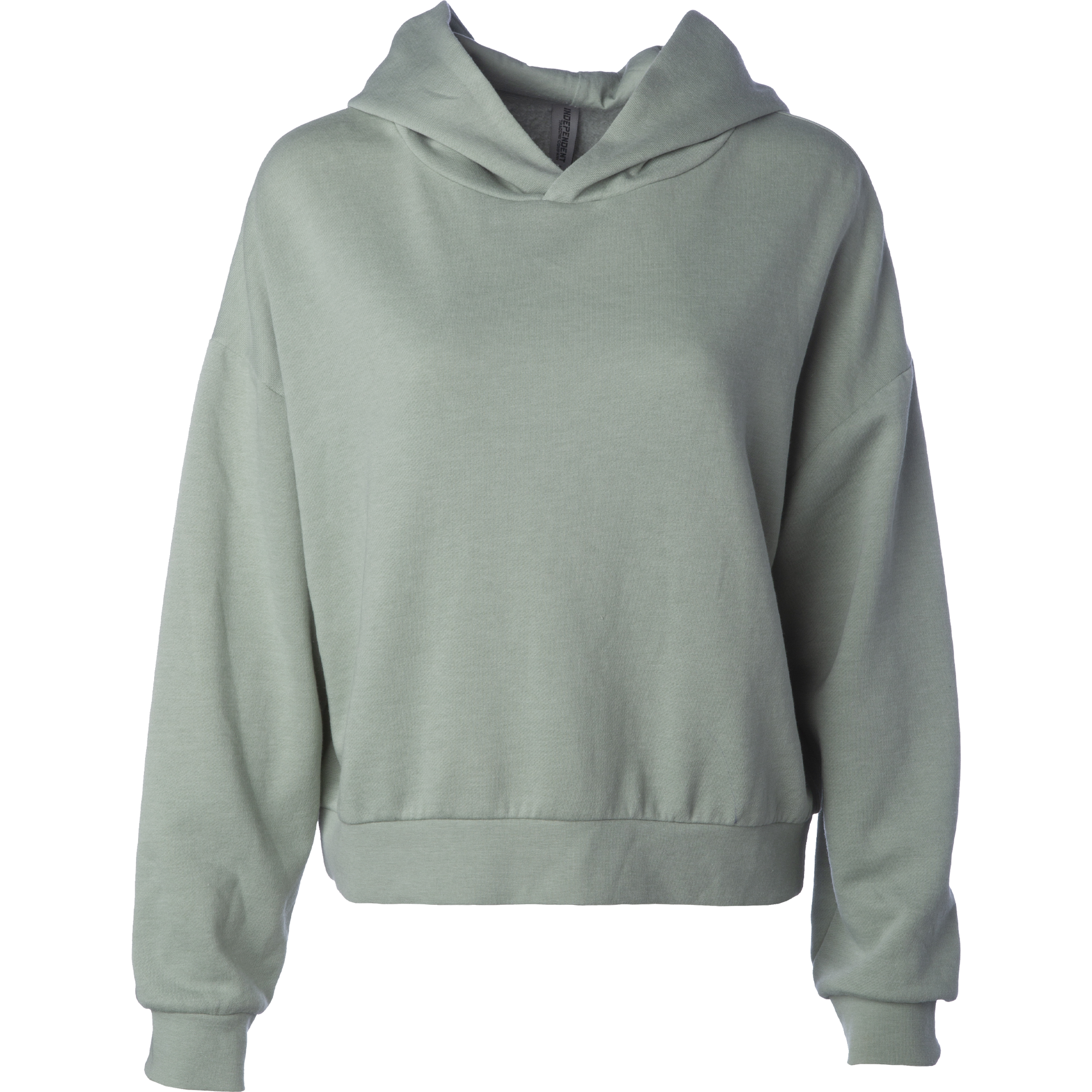 PRM2600C - Women's California Wave Wash Sunday Hoodie Sage BOXY CALI WAVE WASH california wave COTTON / POLYESTER hoodie INDEPENDENT PRM2600C PULLOVERS sunday WOMEN