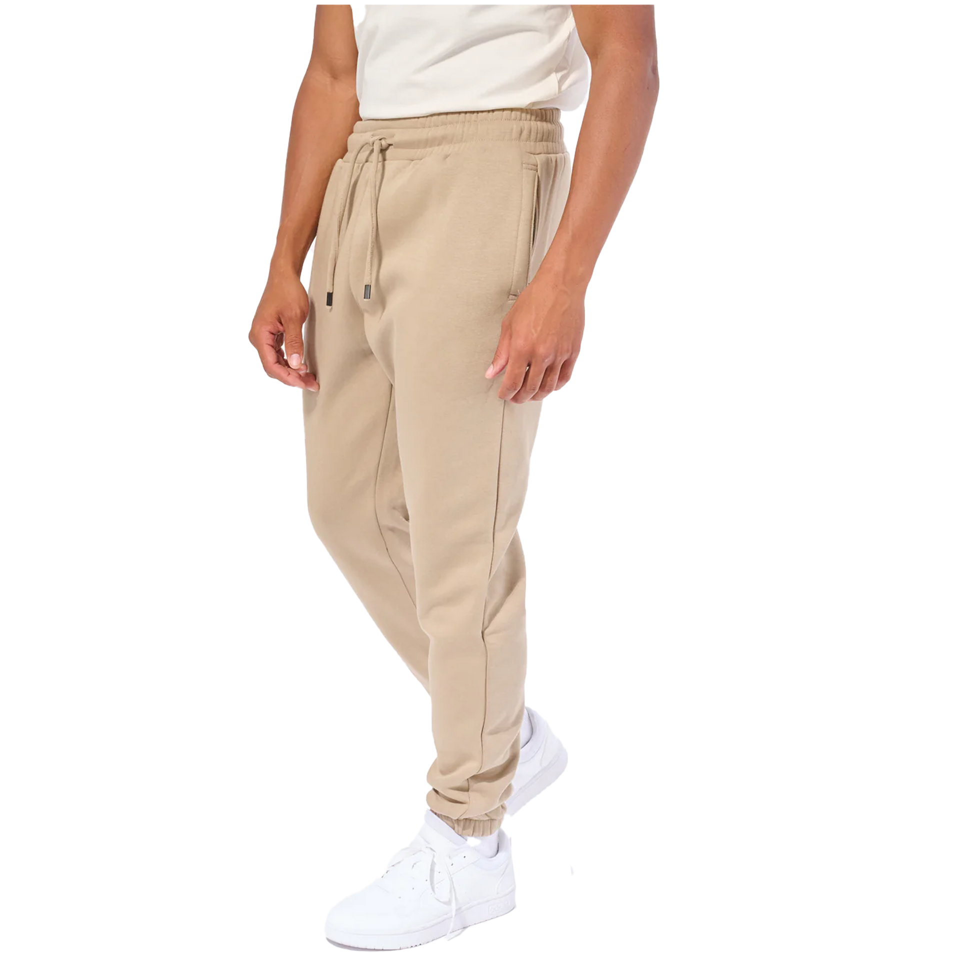 7801 - Fleece Sweatpants Sand 7801 AXISM BOTTOMS COTTON / POLYESTER Heavyweight MEN tearaway