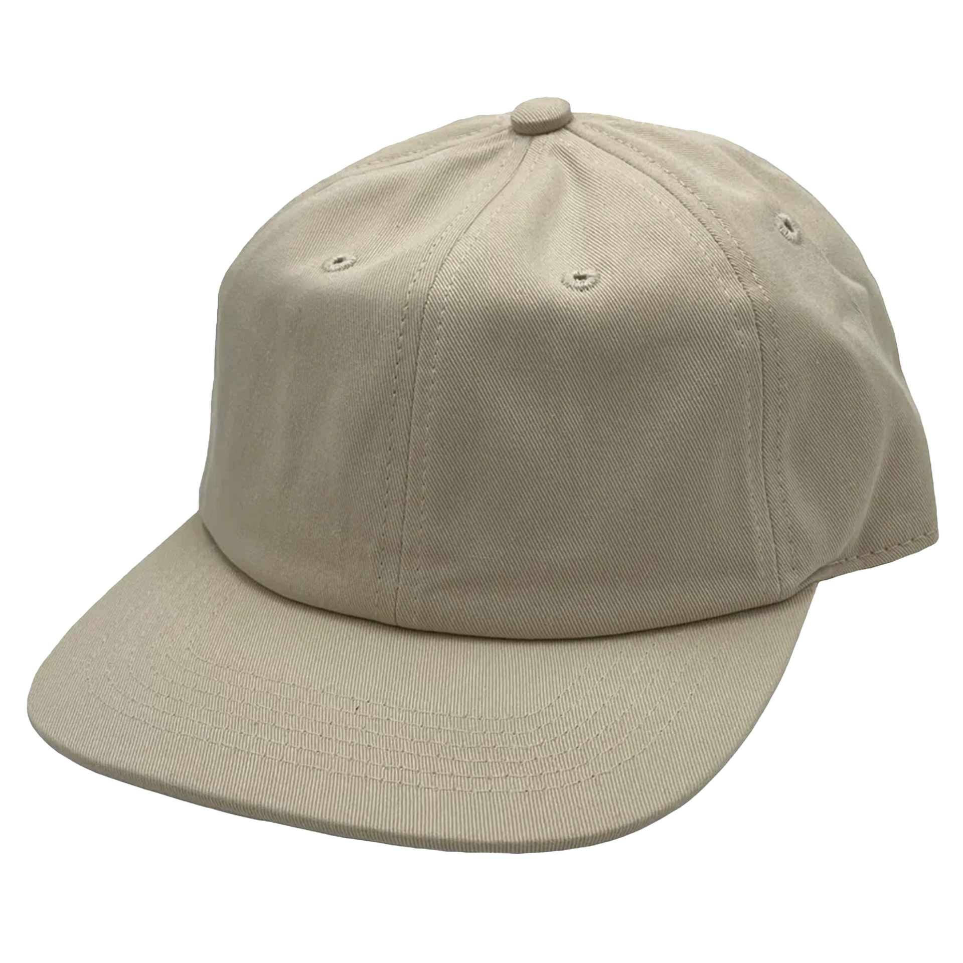 GNV-1004SBP - 6P Washed Cotton Stone One Size 6 PANELS COTTON FLAT low profile nissi caps SNAPBACK UNSTRUCTURED