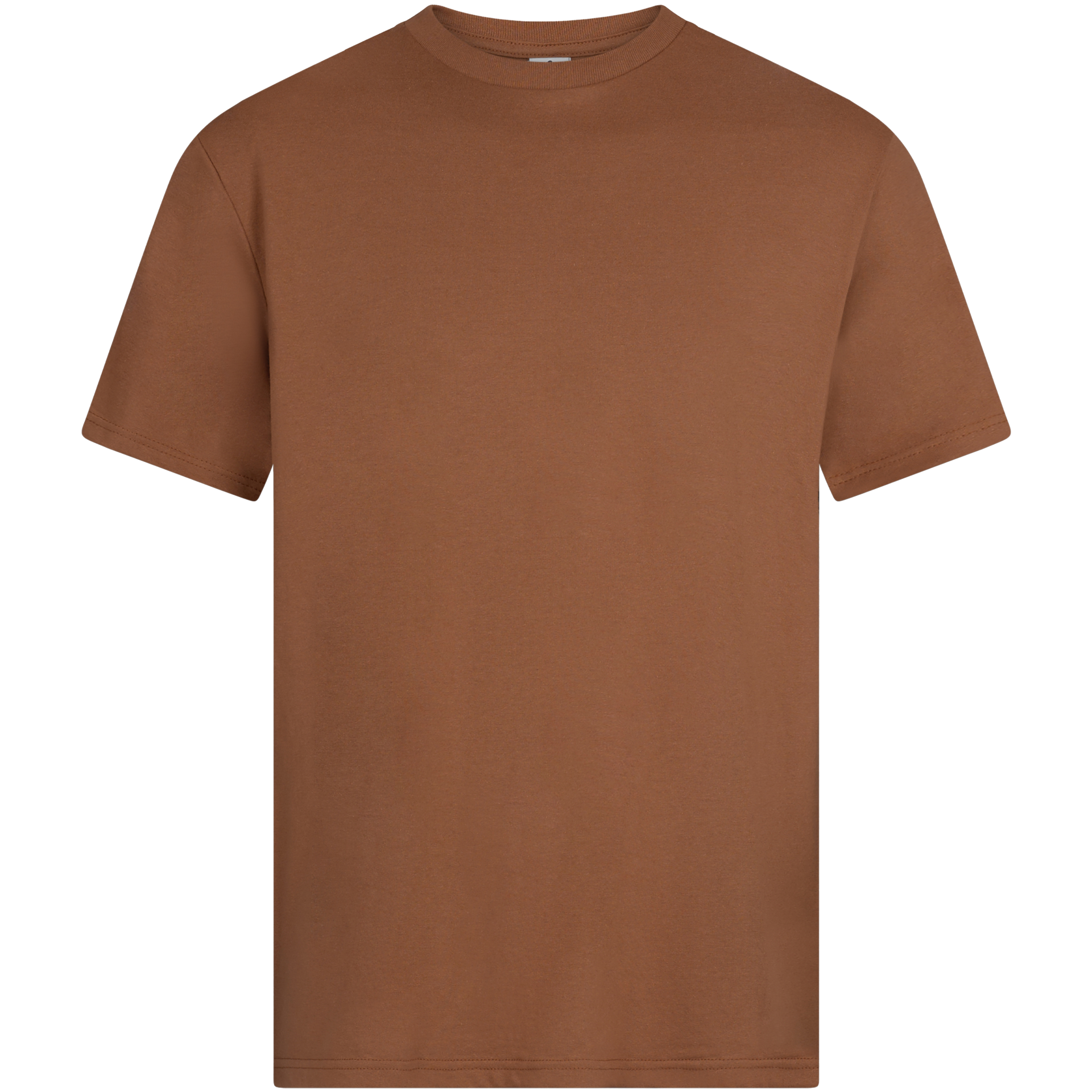 47208 - Sustainable Tee Brown Sugar COTTON COTTON / POLYESTER FITTED Lightweight MEN OPTIMA POLYESTER RECYCLED REGULAR t shirt t-shirts tearaway TEE