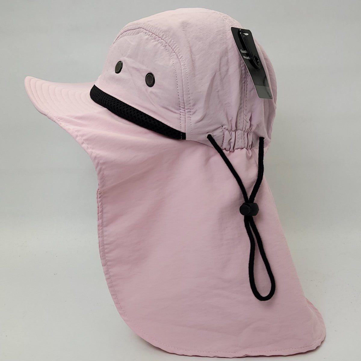 Outdoor Beach Hat with Neck Cover, F006, Multi-Coloured, Adjustable, Water Resistant Pink Outdoor Cap Summer Hat