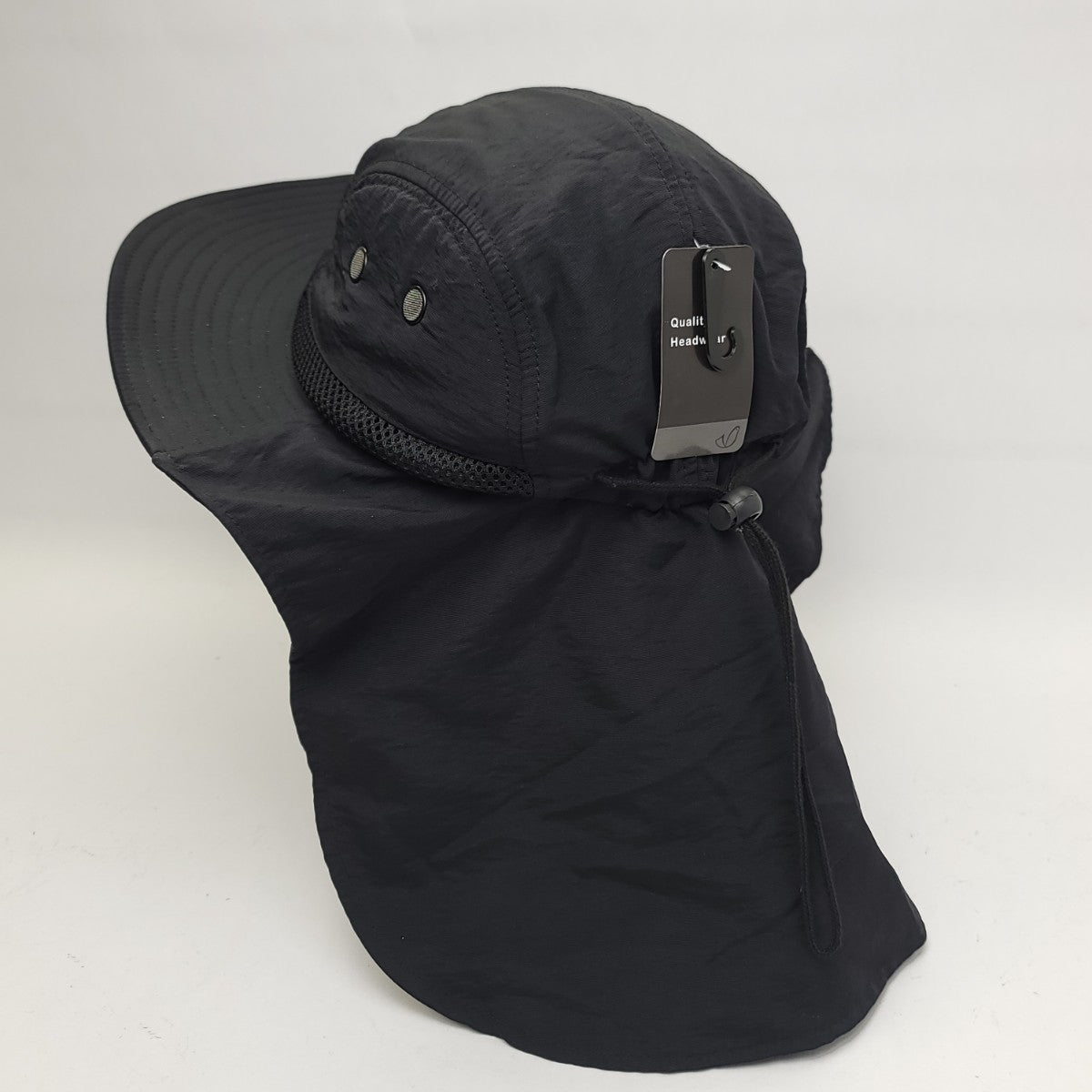 Outdoor Beach Hat with Neck Cover, F006, Multi-Coloured, Adjustable, Water Resistant Outdoor Cap Summer Hat