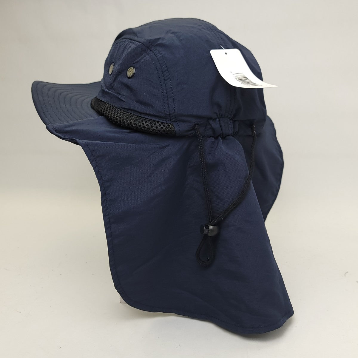 Outdoor Beach Hat with Neck Cover, F006, Multi-Coloured, Adjustable, Water Resistant Navy Outdoor Cap Summer Hat