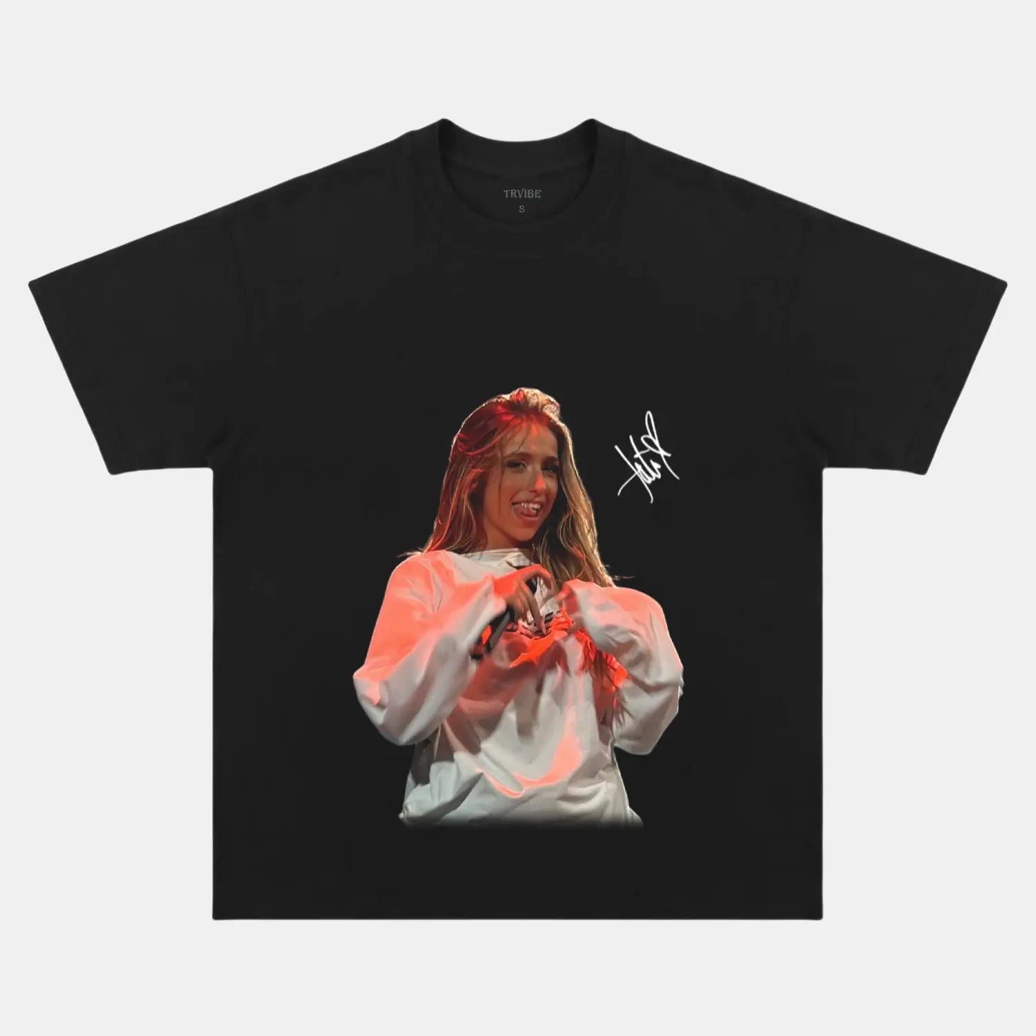 Tate McRae: Music Icon Tee BLACK TEE Concert outfit MUSIC Music icon tee POP Pop star apparel tate Tate McRae Clothing Tate McRae merch Tate McRae t-shirt