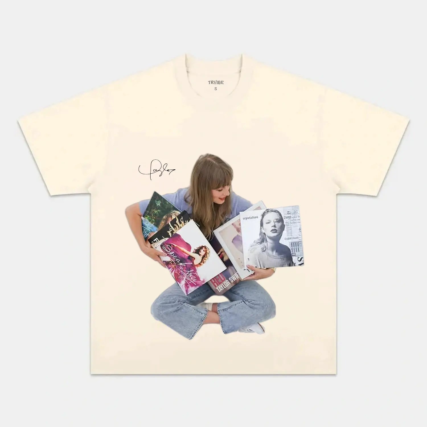 Taylor Swift: Music Icon Tee V8 IVORY TEE MUSIC Music icon apparel POP Pop star concert tee Swifties clothing Taylor Swift fan shirt Taylor Swift merch taylorswift Vintage band tee