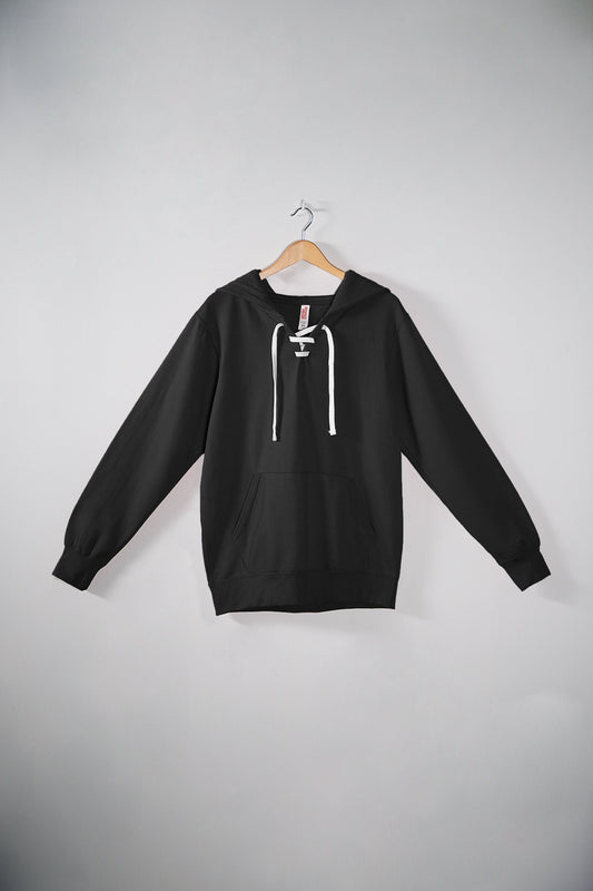 THC900 BLACK 280 GSM 50 poly / 50 cotton Pullover Hoodie