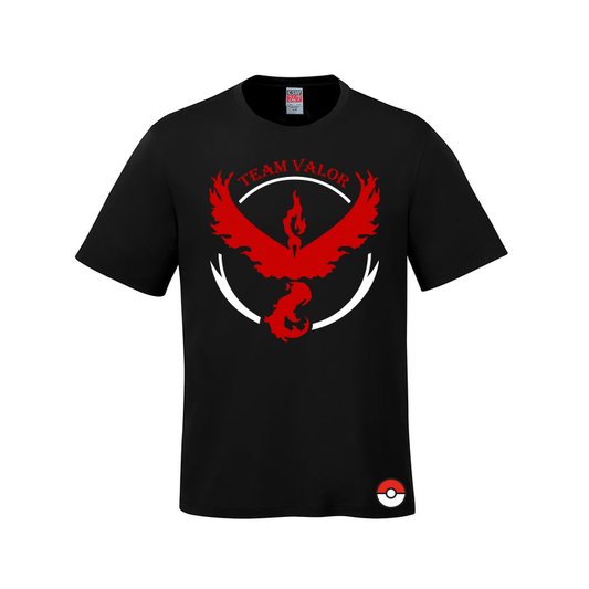 Team Valor T-Shirt - Pokéstop Go Inspired Apparel Fan Merchandise merch pokestop merch Red Team t-shirts team Team Red team valor valor