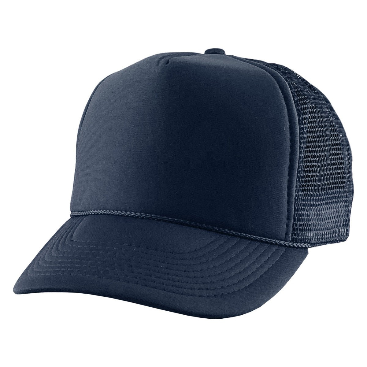 Trucker Cap - NS, Solid Colours Navy OSFA Trucker Cap