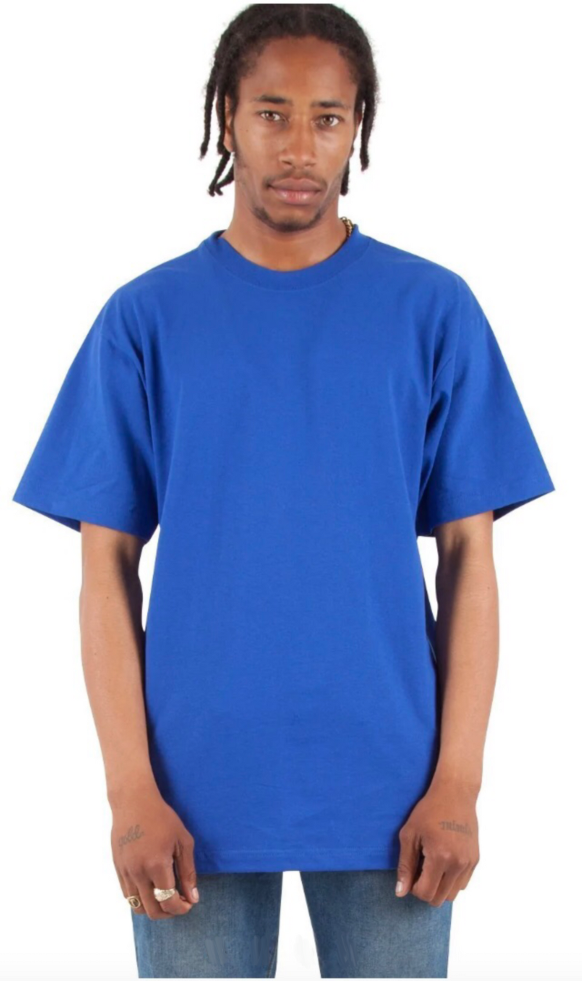 Max Heavyweight Short Sleeve - 7.5 oz Royal COTTON essentials Heavyweight MEN MEN TEE shaka Shaka Wear SHORTSLEEVES shsdchildproduct SLIGHT OVERSIZED TEE tshirts