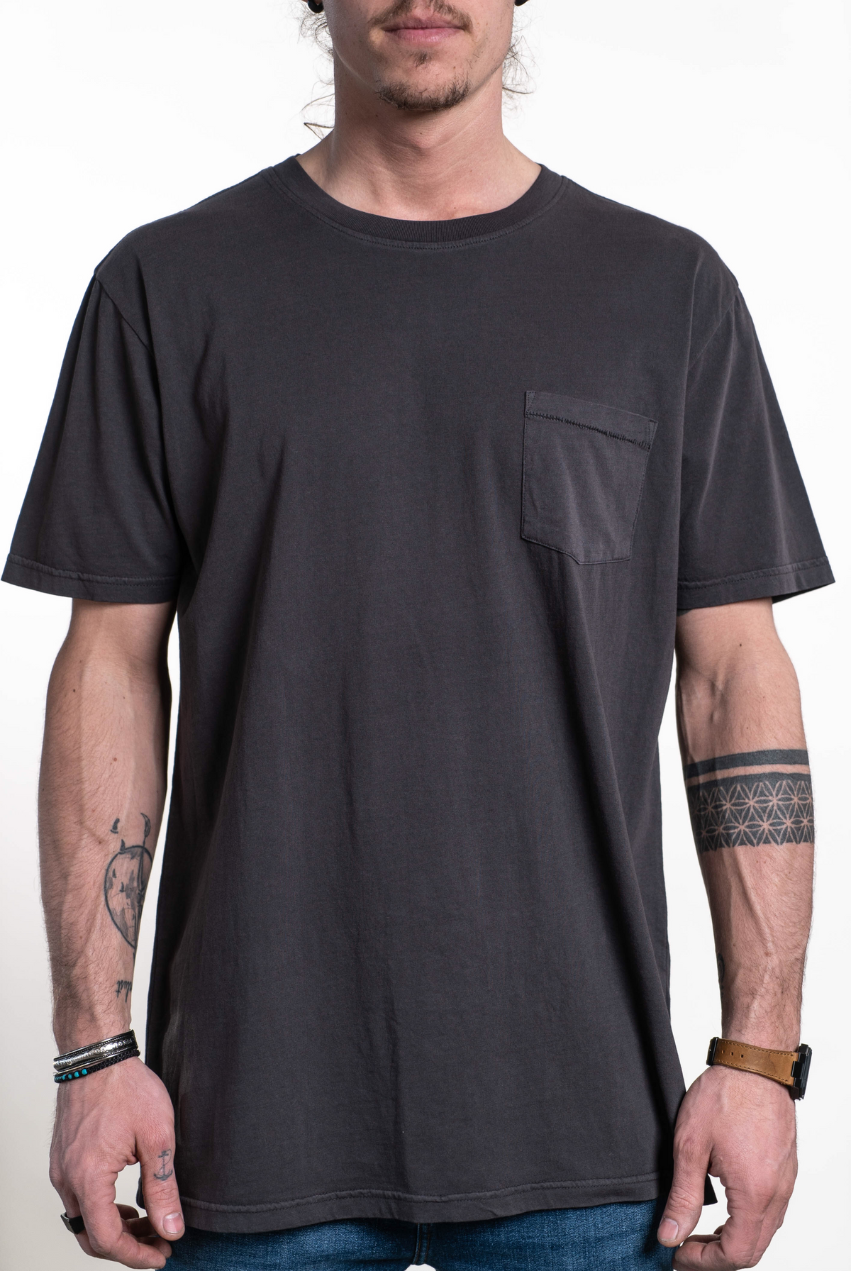 SEVEN TIDES Pigment Dyed Pocket Tee