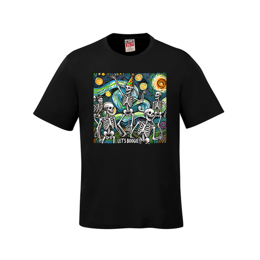 Van Gogh Skeletons "Let's Boogie" T-Shirt