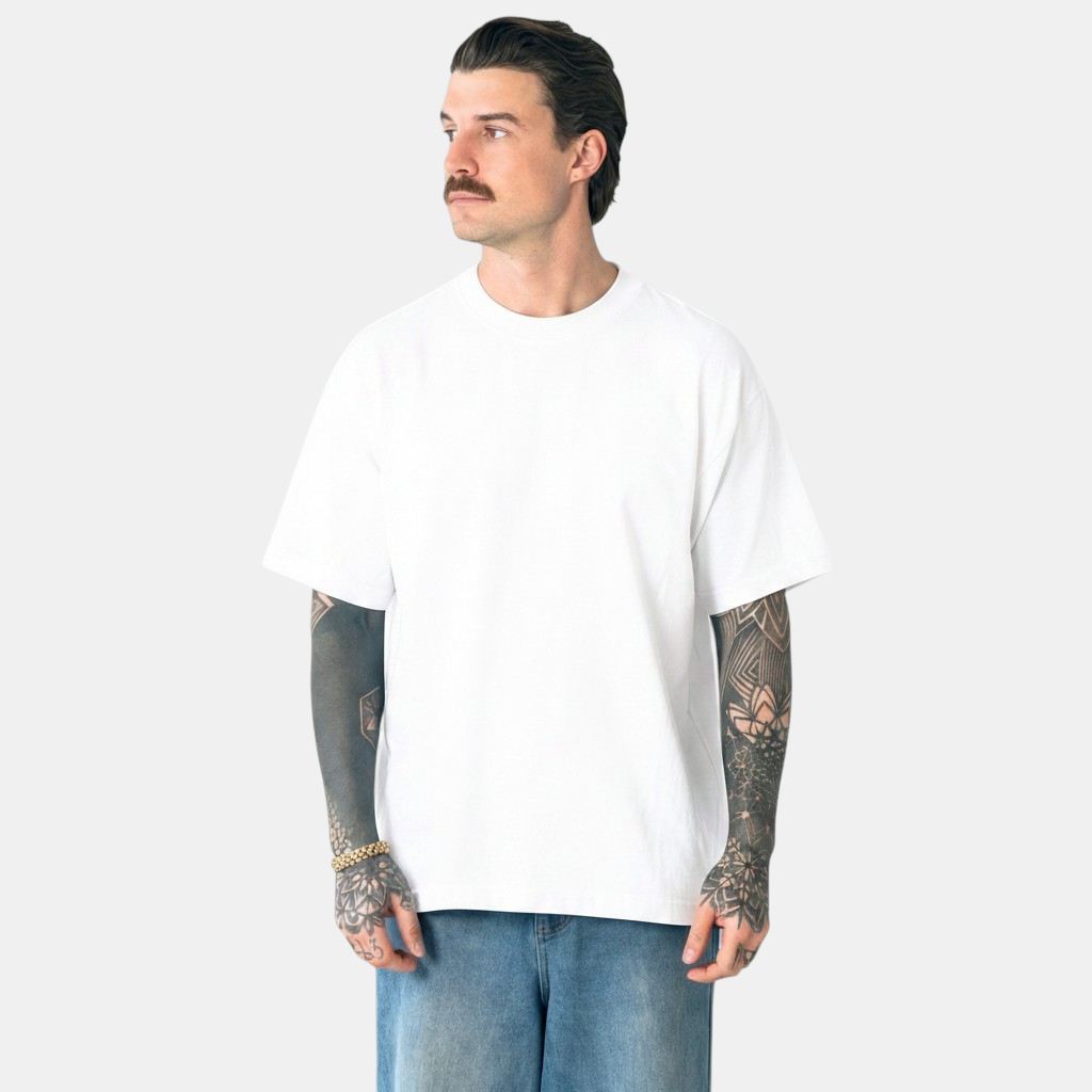 OPTIMA 47265, - Logan Boxy Tee, White