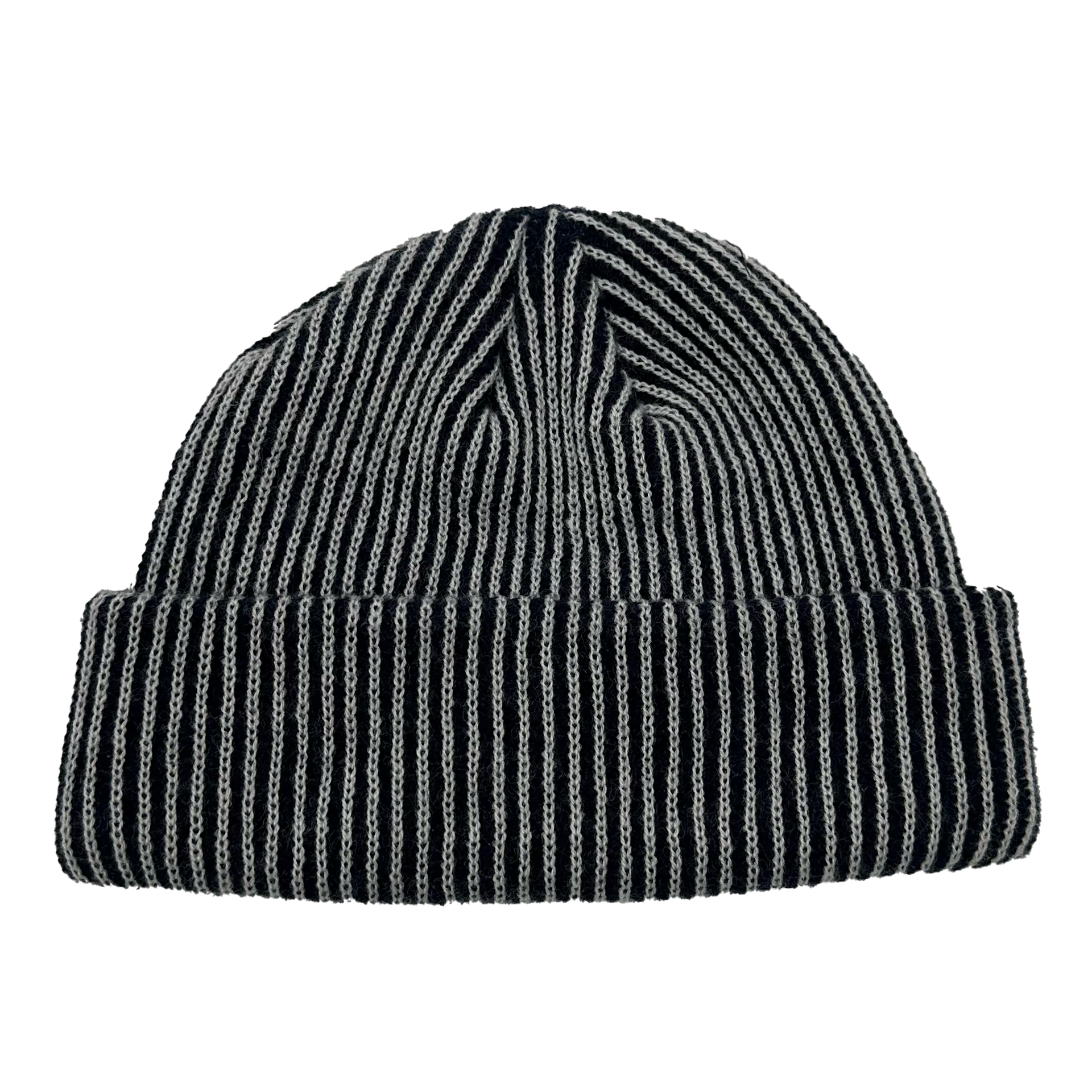 Fisherman White Navy One Size ACRYLIC beaniiez fisherman SHORT tearaway UNISEX