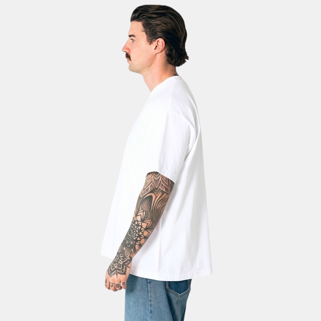 OPTIMA 47265, - Logan Boxy Tee, White