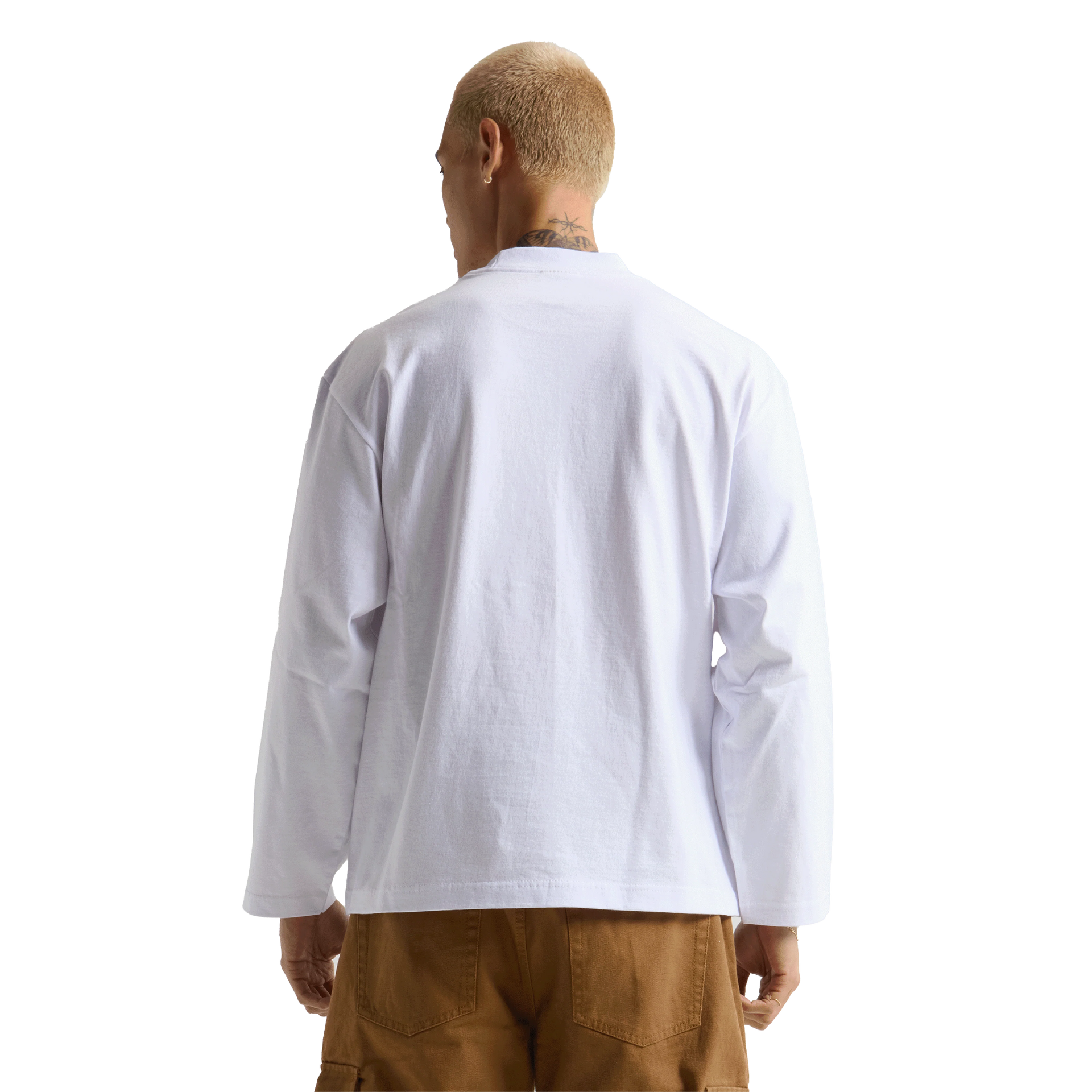 Oversized Long Sleeve COTTON Crop Heavyweight LONGSLEEVES MEN NEW ARRIVALS newarrivals OVERSIZED Shaka Wear