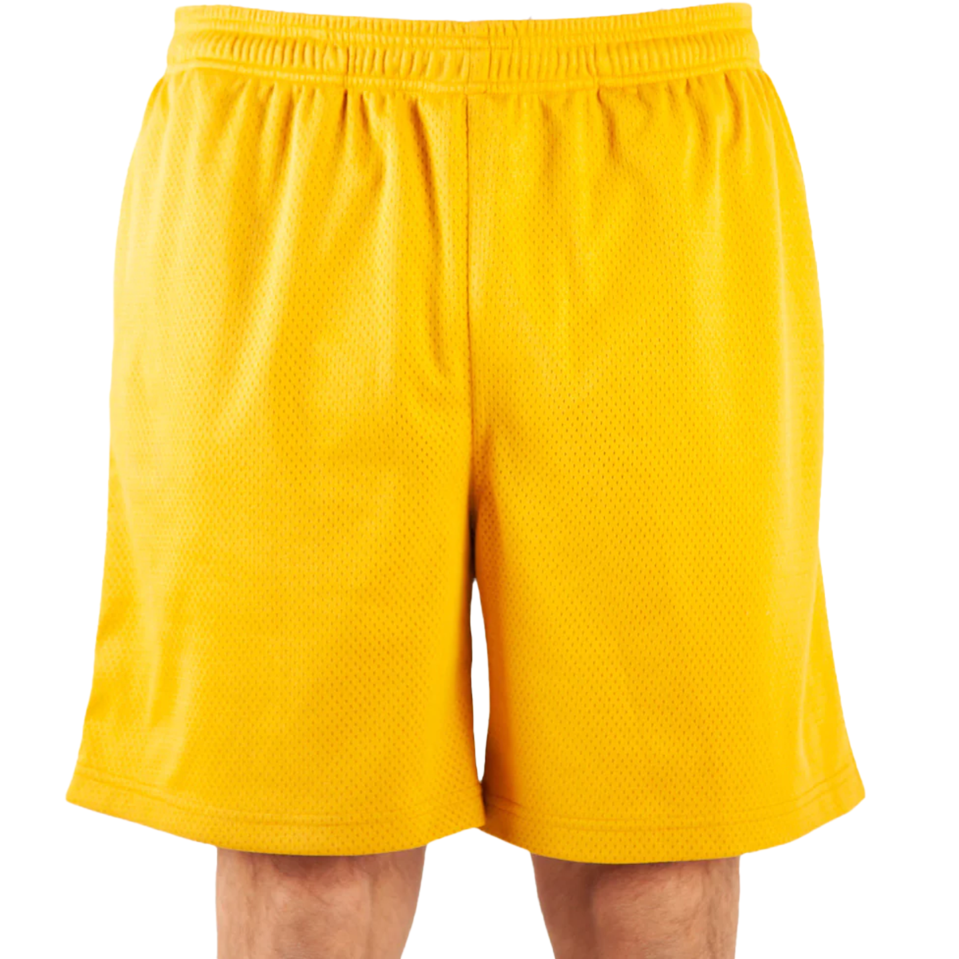 Mesh PE Shorts Mustard BOTTOMS GYM MEN MESH MESH SHORT POLYESTER shaka Shaka Wear SHORT