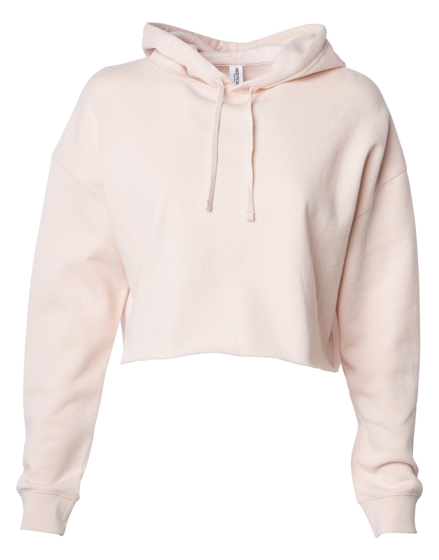 AFX64CRP - Women’s Lightweight Crop Hooded Pullover Blush