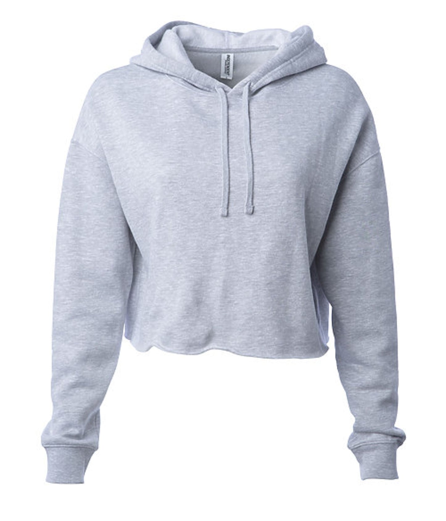 AFX64CRP Women’s Lightweight Crop Hooded Pullover - Grey