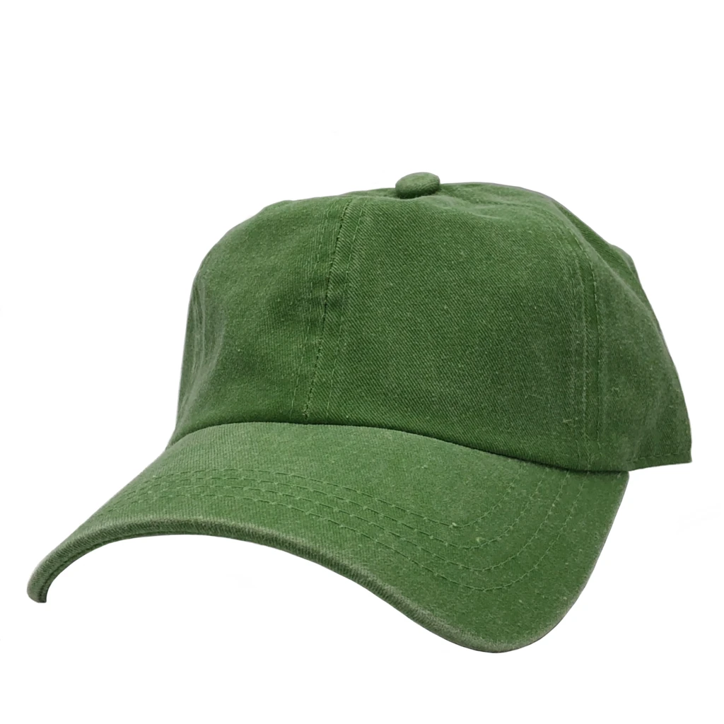 AS-1100 - Cotton Twill Premium Pigment Dyed Cap Cactus one size 6 PANELS - UNSTRUCTURED BUCKLE STRAP caps casquette COTTON CURVE hat hats headwear Men's NISSI nissi caps UNSTRUCTURED