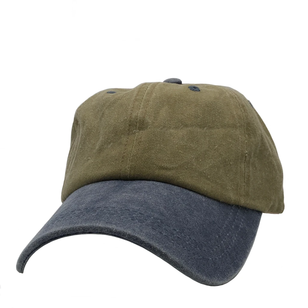 AS-1100 - Cotton Twill Premium Pigment Dyed Cap 6 PANELS - UNSTRUCTURED BUCKLE STRAP caps casquette COTTON CURVE hat hats headwear Men's NISSI nissi caps UNSTRUCTURED