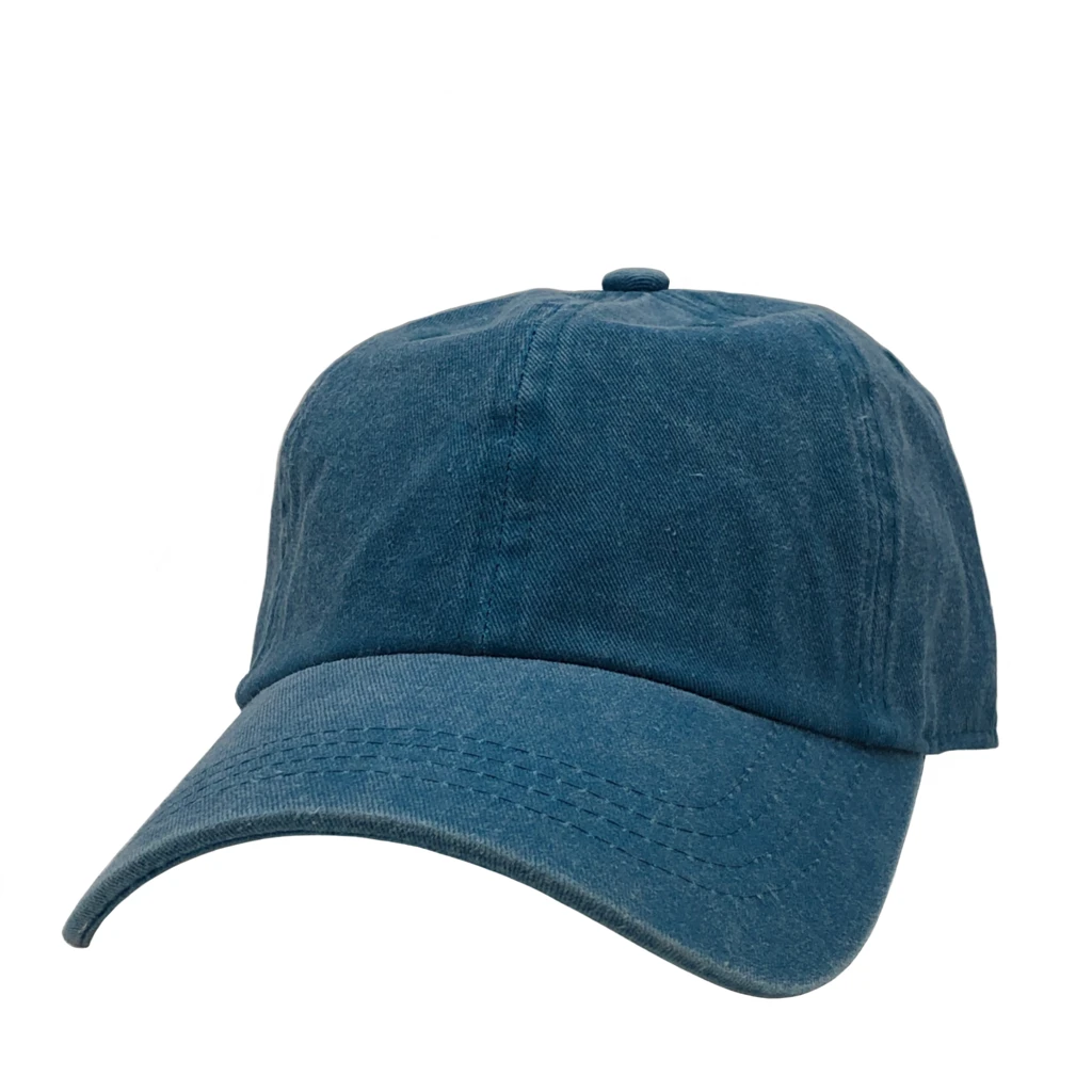 AS-1100 - Cotton Twill Premium Pigment Dyed Cap Turquoise one size 6 PANELS - UNSTRUCTURED BUCKLE STRAP caps casquette COTTON CURVE hat hats headwear Men's NISSI nissi caps UNSTRUCTURED