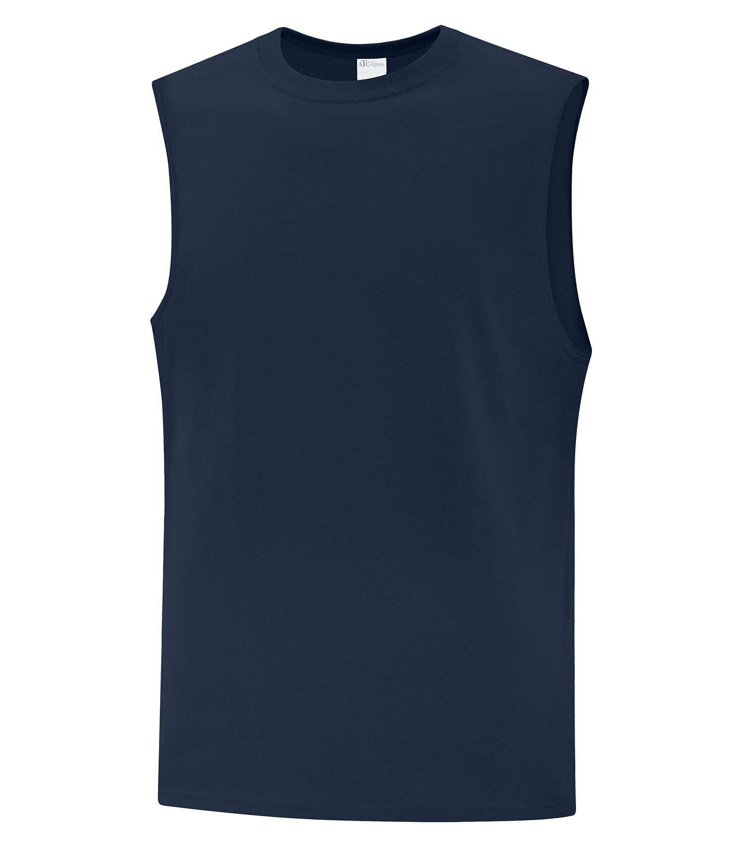Atc Everyday Collection Everyday Cotton Sleeveless Tee ATC1002 Navy AB Atc Everyday Collection BC CALGARY Color-Athletic Hthr Color-Black Color-Navy Color-Red Color-White MISSISSAUGA ON Size-2XL Size-3XL Size-4XL Size-L Size-M Size-S Size-XL VANCOUVER
