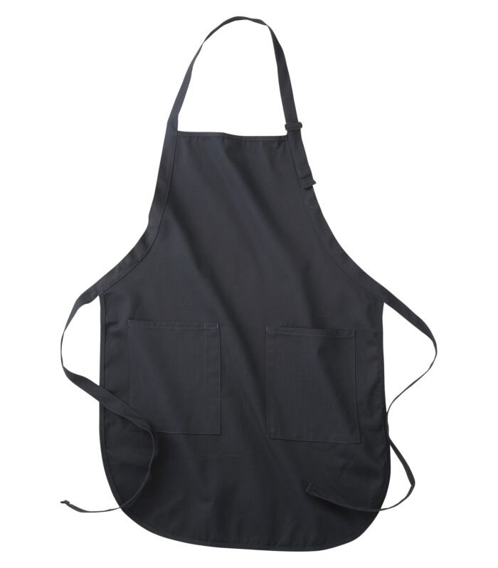 ATC™ Everyday Full Length Apron with Soil Release Finish, Durable 100% Cotton Protection Classic Navy apron ATC apron cotton apron Created by Product Upload full length apron kitchen apron soil release apron stain resistant apron work apron