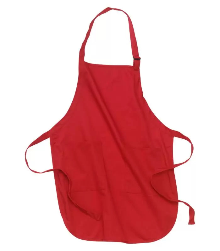ATC™ Everyday Full Length Apron with Soil Release Finish, Durable 100% Cotton Protection Red apron ATC apron cotton apron Created by Product Upload full length apron kitchen apron soil release apron stain resistant apron work apron