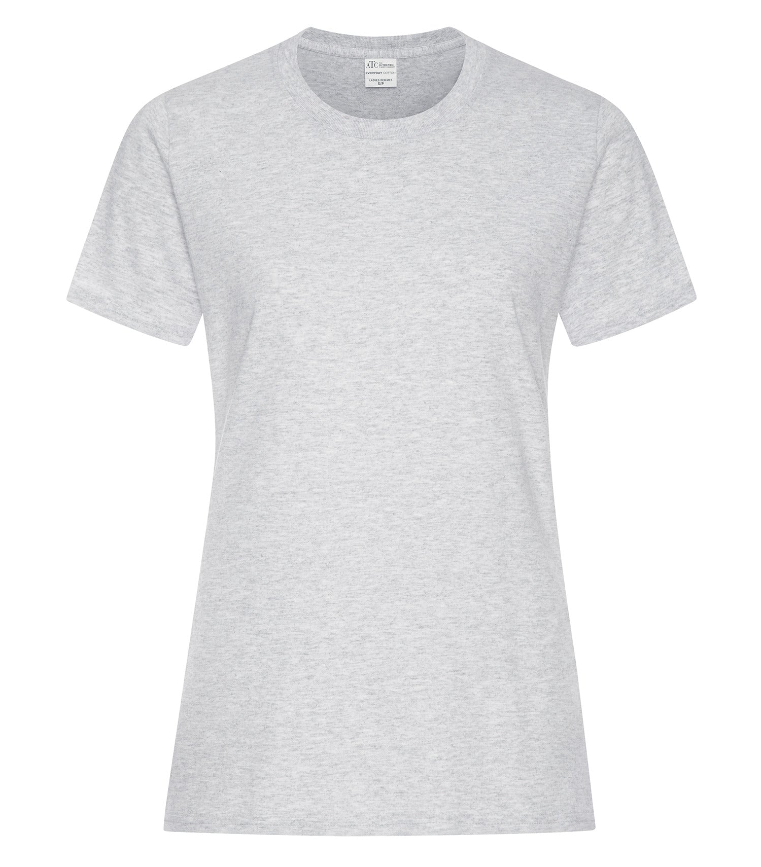Everyday - ATC™ EVERYDAY COTTON LADIES' TEE. - ATC1000L Ash Grey*** ATC1000L Everyday