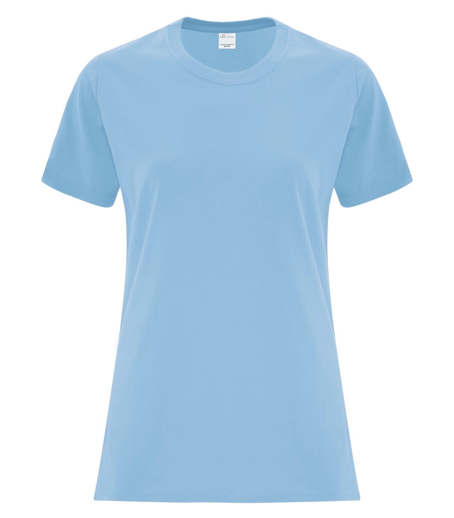 Everyday - ATC™ EVERYDAY COTTON LADIES' TEE. - ATC1000L Light Blue ATC1000L Everyday