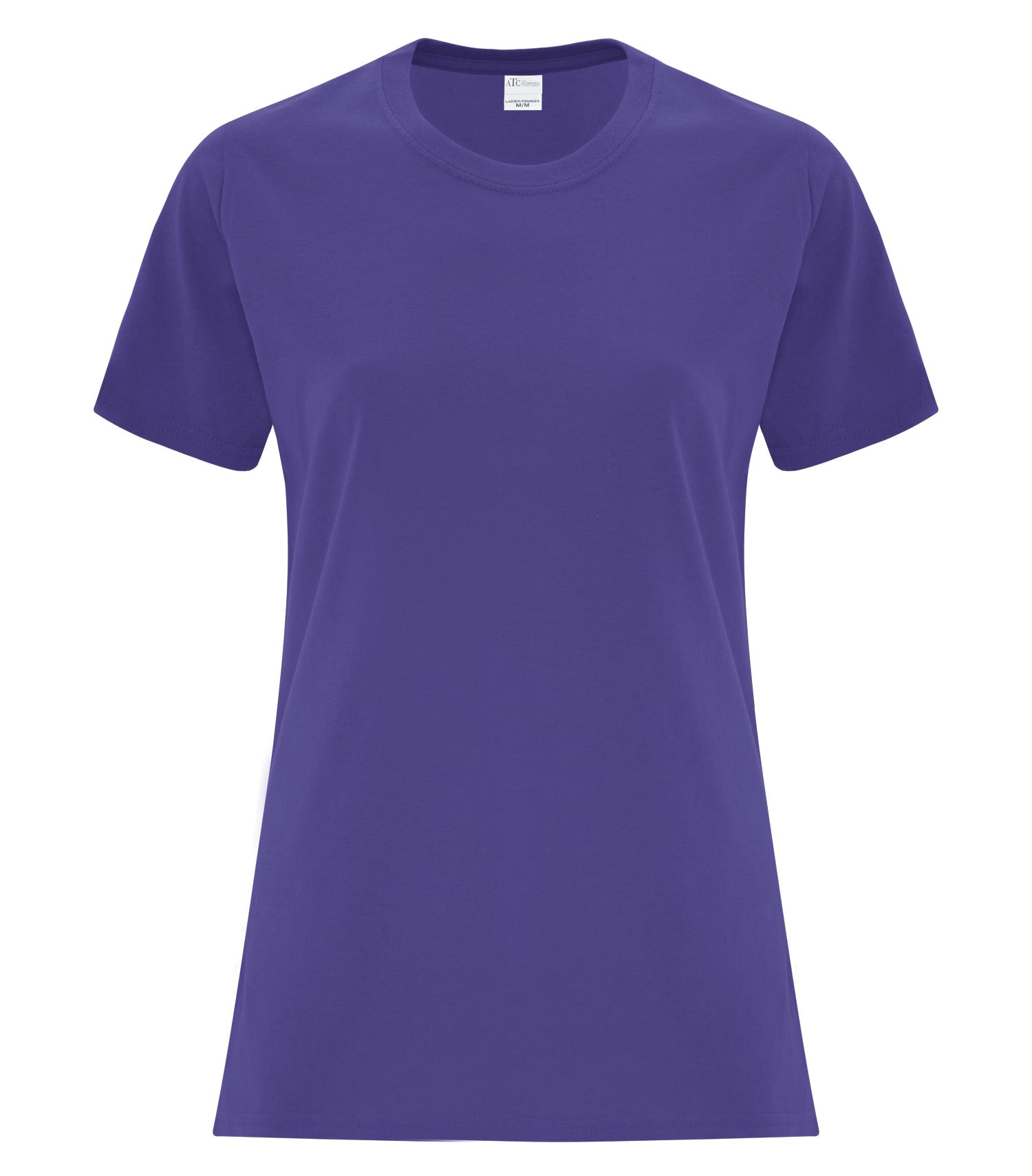Everyday - ATC™ EVERYDAY COTTON LADIES' TEE. - ATC1000L Purple ATC1000L Everyday