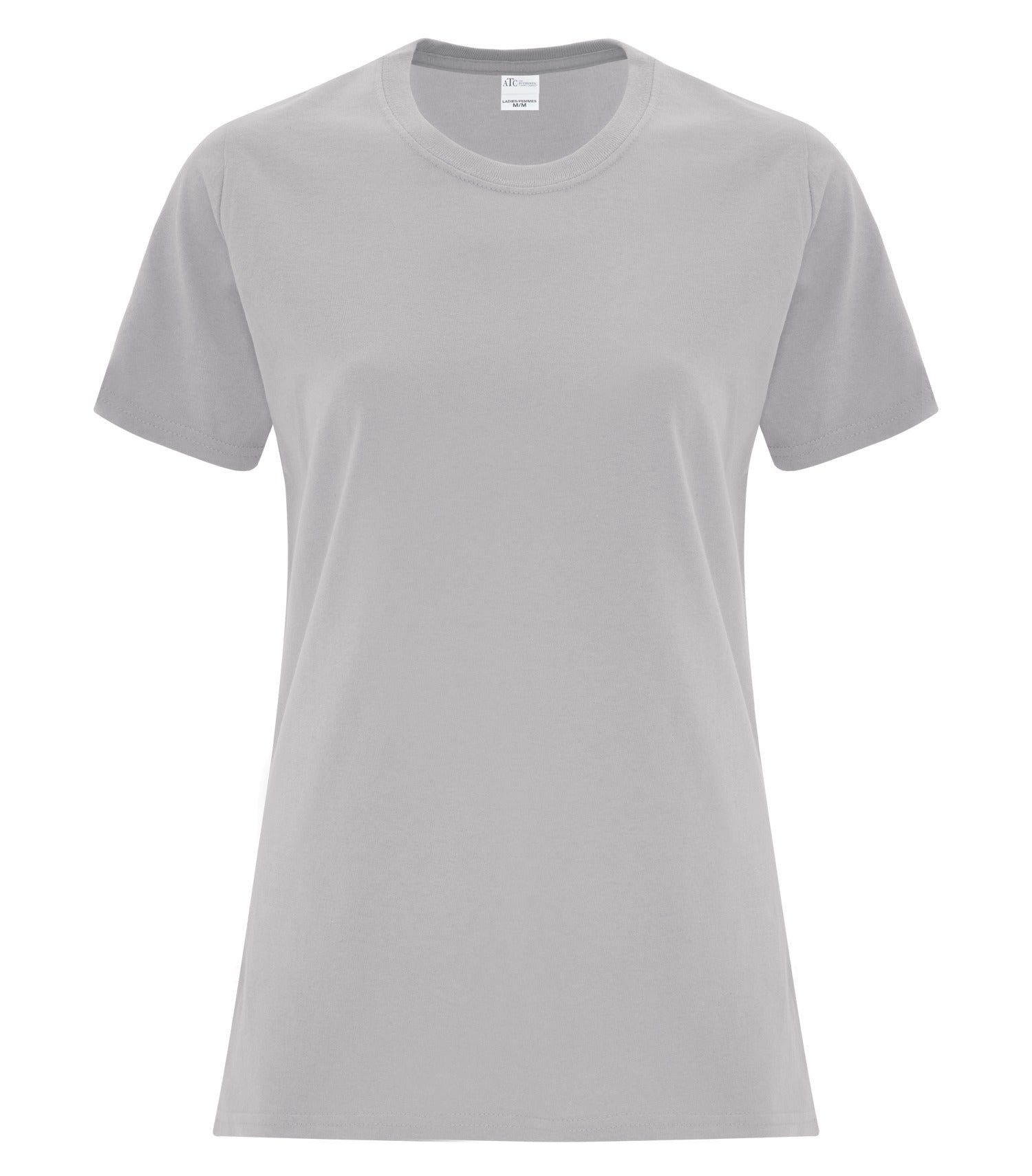 Everyday - ATC™ EVERYDAY COTTON LADIES' TEE. - ATC1000L Silver ATC1000L Everyday