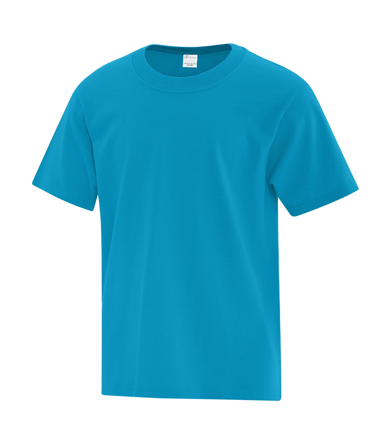 Everyday - ATC™ EVERYDAY COTTON YOUTH TEE. - ATC1000Y Neon Blue Heather** ATC1000Y Everyday