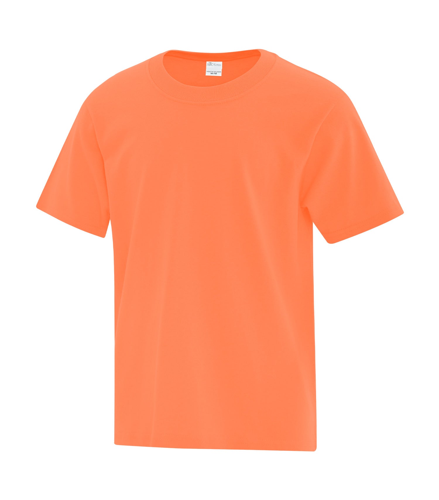 Everyday - ATC™ EVERYDAY COTTON YOUTH TEE. - ATC1000Y Neon Orange Heather** ATC1000Y Everyday